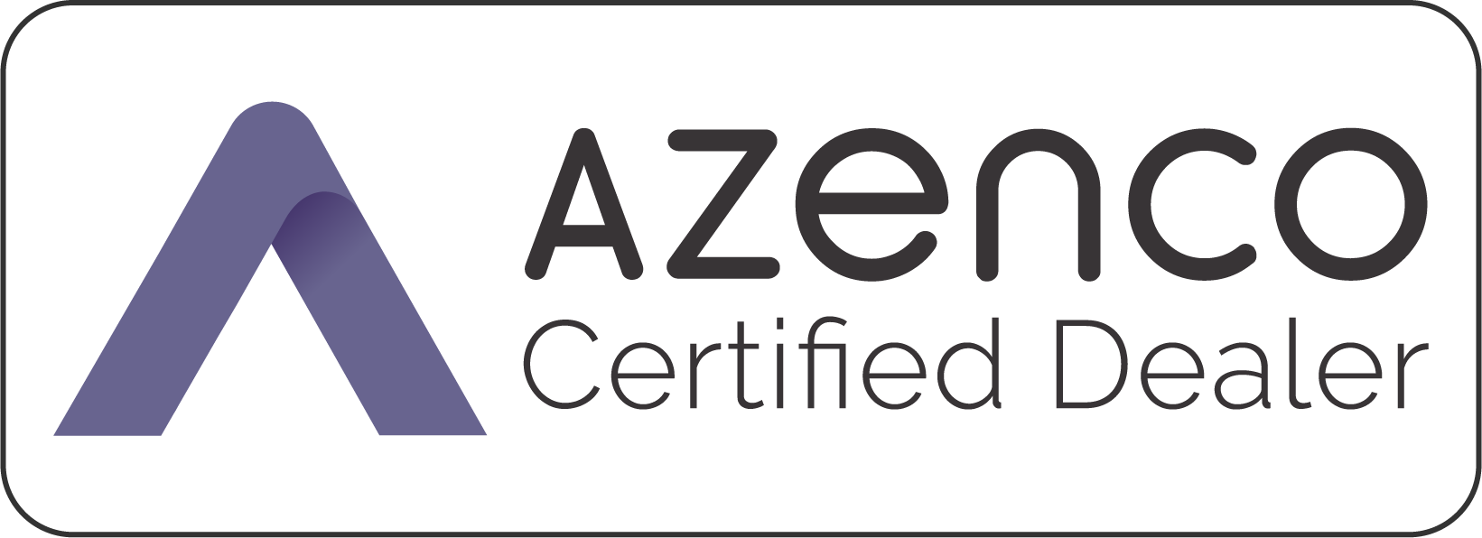 Azenco certified dealer Badge